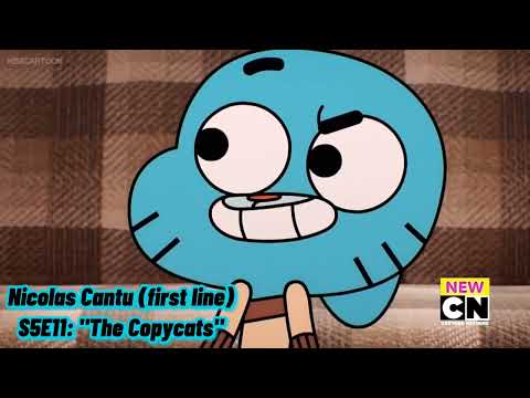 First and Last Lines of Gumball's Voice Actors (TAWOG)