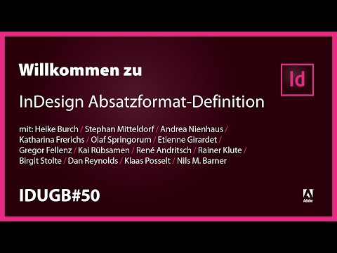 InDesign User Group Berlin #50 – InDesign Absatzformat-Definition