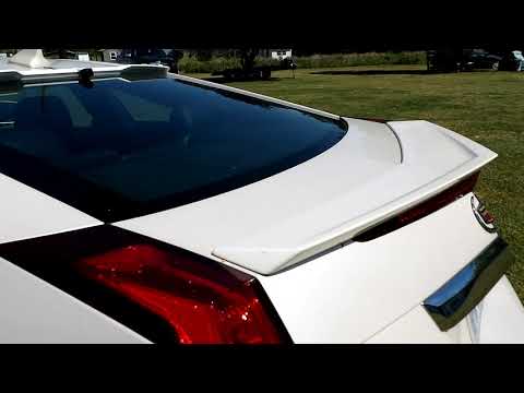 Trunk spoiler on a 2012 Cadillac CTS4 coupe