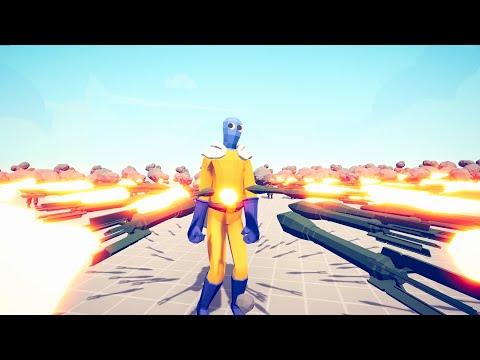 WHO CAN SURVIVE 100x ROCKET LAUNCHER | TABS Totally Accurate Battle Simulator