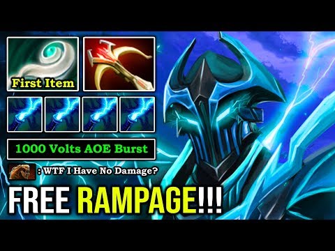 FREE ABSORB DAMAGE First Item Eul 8K Pro Razor Solo Mid RAMPAGE 1000 Volts AOE Burst 7.24 DotA 2