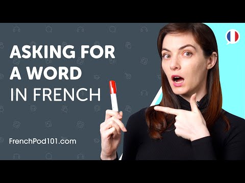 Learn How to Ask for a Word in French | Can Do #14