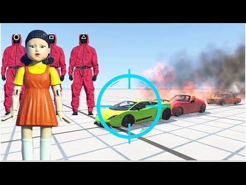 어몽어스 오징어 게임 Squid Game in BeamNG Drive #9