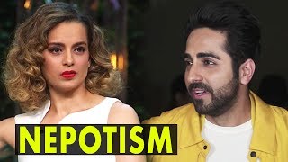 Ayushmann Khurrana's MIND BLOWING Reaction On Nepotism In Bollywood