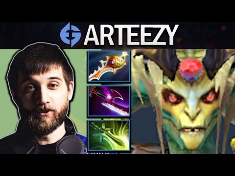 Medusa Dota 2 Gameplay EG.Arteezy with Divine rapier and 1000 GPM