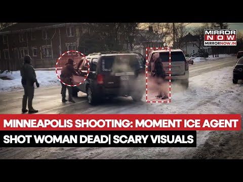 Minneapolis Shooting: Exact Moment When ICE Agent Shot Woman Dead In Minnesota, Panic Caught On Cam