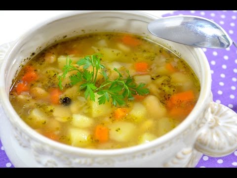 Zupa fasolowa z ziemniakami - Jak zrobić - [Smakowite Dania]