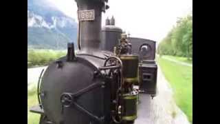 preview picture of video 'Steam Train over the Brünig Pass, Switzerland (5/5): Full Speed from Meiringen to Brienz'