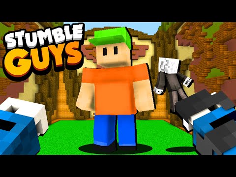 COSTRUIAMO STUMBLE GUYS NELLE BUILD BATTLE - MINECRAFT ITA