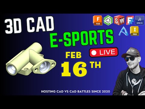 Model Monday Live | CAD Speed Modeling Battles, Tutorials, Tips and Tricks -TOURNAMENT MODEL EDITION