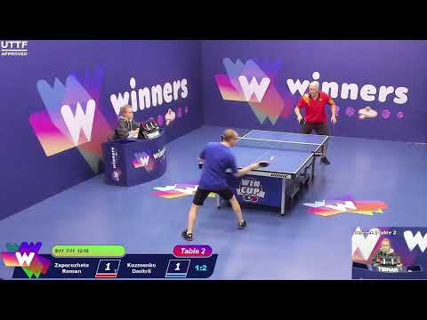 WINners CUP table 2  28.12  Zaporozhets Roman - Kuzmenko Dmitrii    12:30