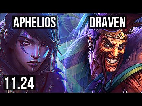 APHELIOS & Lux vs DRAVEN & Nautilus (ADC) (DEFEAT) | Godlike | EUW Challenger | 11.24