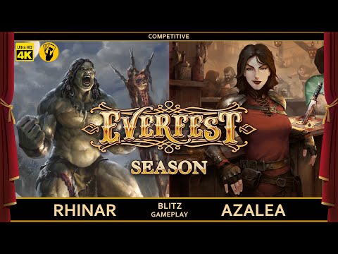 Luck is my second name! Rhinar vs Azalea. Competitive decks - Flesh and Blood TCG