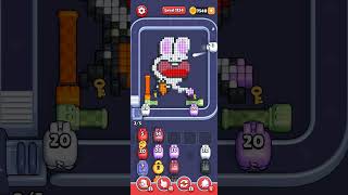 Pixel Flow — very hard level 1134 (rabbit)