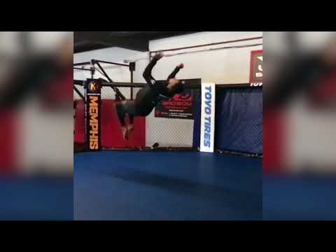 Bellator MMA Champion Darrion Caldwell Sends GoPro Flying With Backflip
