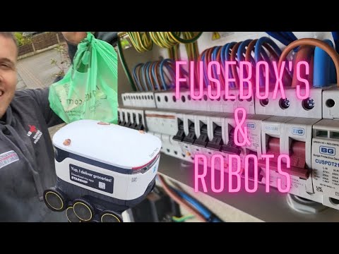 WE INSTALL A BG FORTRESS CONSUMER UNIT 😃 AND ALSO GET DINNER DELIVERED BY ROBOT 🤖