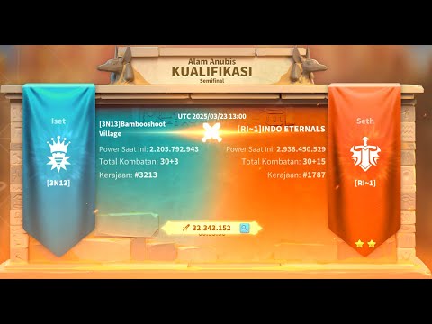 Osiris League Semi-Final Qualification Indo Eternals - Rise of Kingdoms