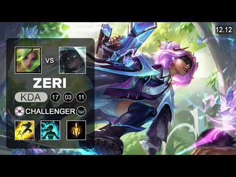 Zeri vs Senna ADC - KR Challenger - Patch 12.12 Season 12