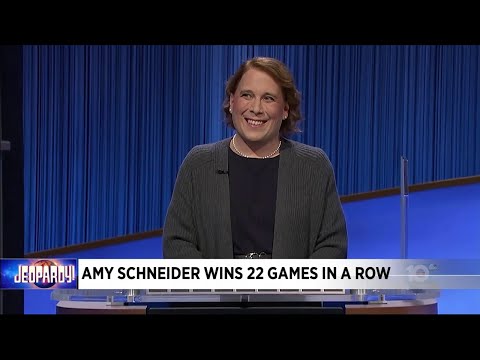 Amy Schneider wins 22nd game on ‘Jeopardy!’
