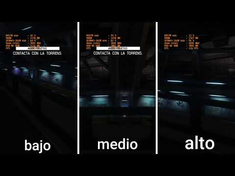 test alien isolation con intel xeon e5-1620 asus RX570 4gb bajo/medio/alto