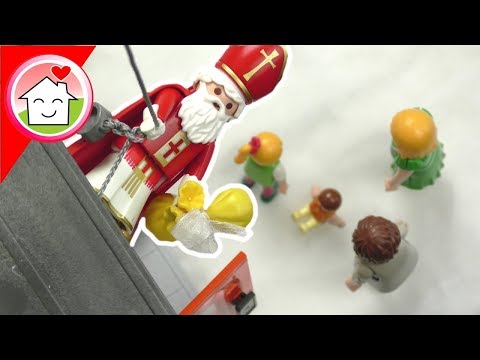 Playmobil Film deutsch - Anna und Lena warten auf den Nikolaus - Familie Hauser Spielzeug Kinderfilm
