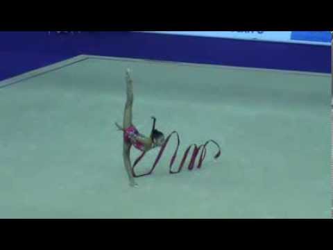 Assymova Aliya (Kaz) ribbon. RG WC Saint Petersburg 2013