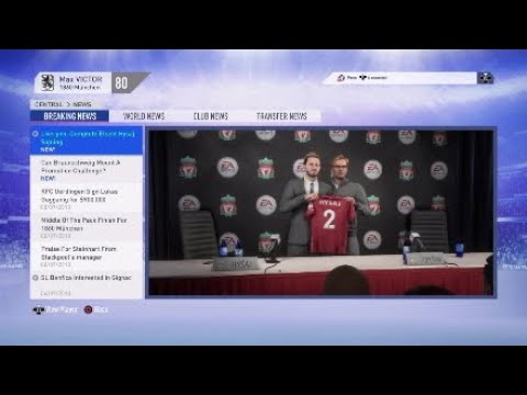 Fifa 19 - 1860 Munich manager career mode in the 3.liga.