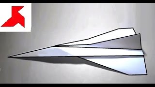 Как сделать летающую модель пассажирского самолета Конкорд из бумаги А4?