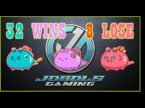 32 WINS FOR 40 ENERGY PLAYING RBD! AXIE INFINITY SEASON 20!