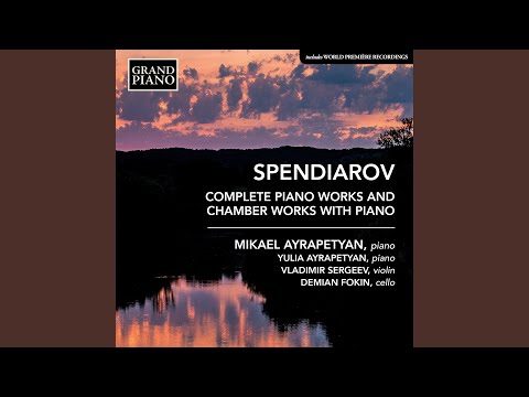 Crimean Sketches, Op. 9 (Version for Piano) : No. 2, Chanson élégiaque