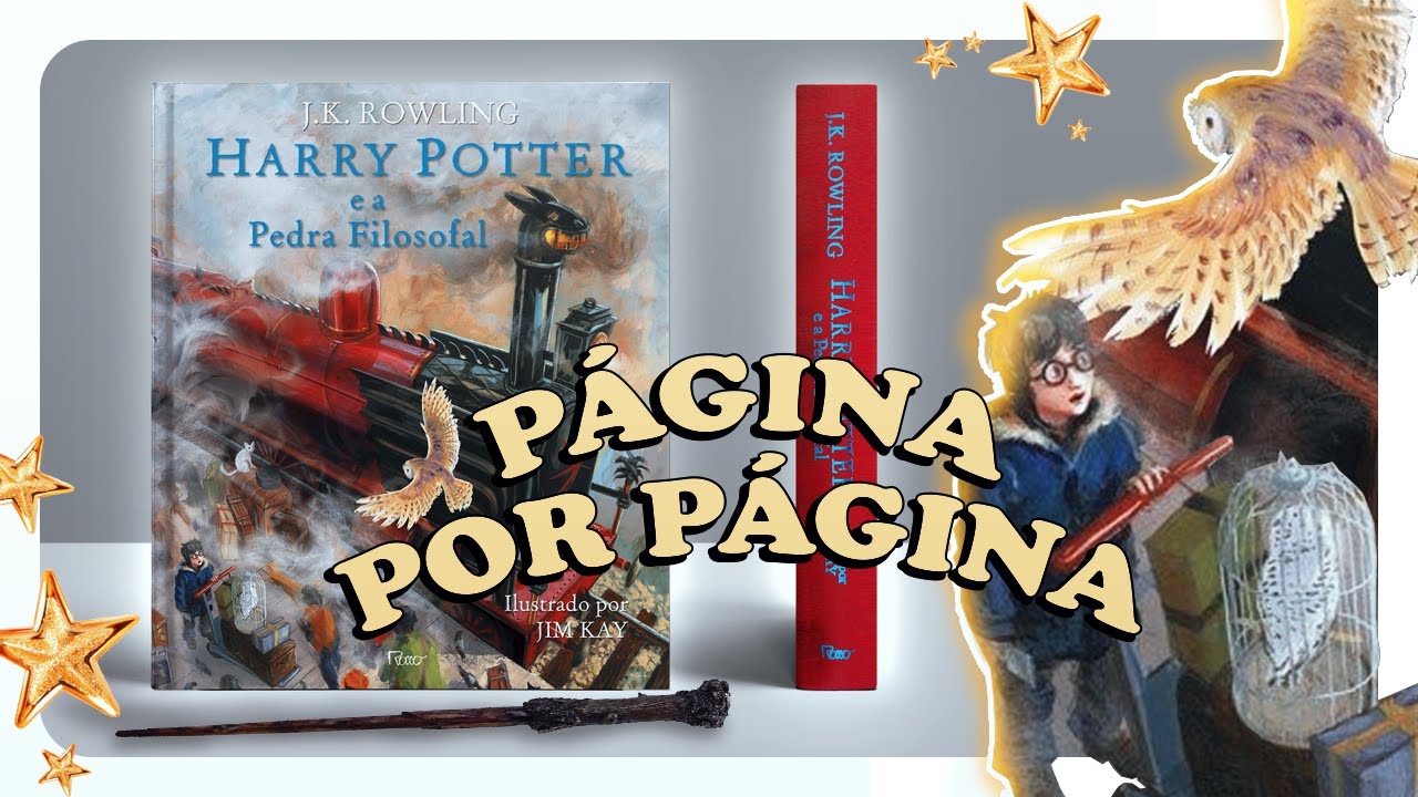 HARRY POTTER E A PEDRA FILOSOFAL - Ilustrado | Página por Página