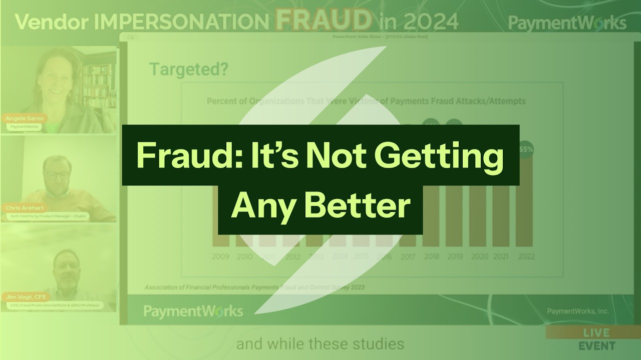 Fraud It’s Not Getting Any Better