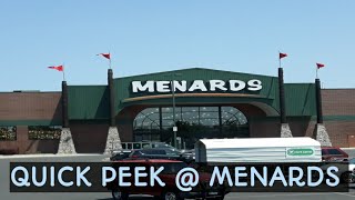 MENARDS QUICK PEEK INSIDE