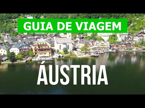 Viagem à Áustria | Viena, Graz, Salzburgo, Innsbruck, Hallstatt | vídeo 4k | Áustria vista de cima