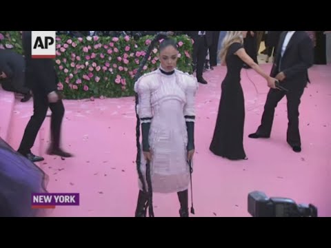 Tessa Thompson says she enjoyed dressing for this year's "camp" theme at the Met Gala and was looking forward to the parade of stars. (May 7)