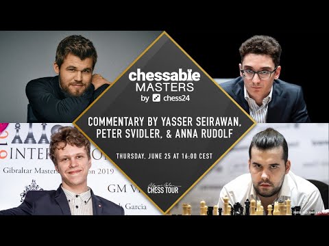 The $150,000 Chessable Masters | QF Day 1 | Peter Svidler | Yasser Seirawan | Anna Rudolf