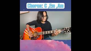 How to play the saddest song :"-( on guitar with only 3 chords