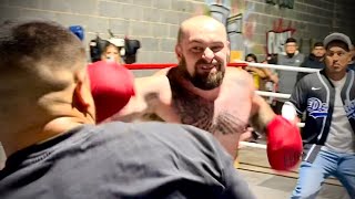 PLAYBOY 🐰 vs Carlos The Drone Zone FIGHT CLUB  R U Tough Enough #boxing  #sparingpsht 