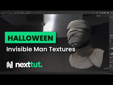 Halloween Week | Invisible Man Textures in Zbrush, Maya and Substance Painter