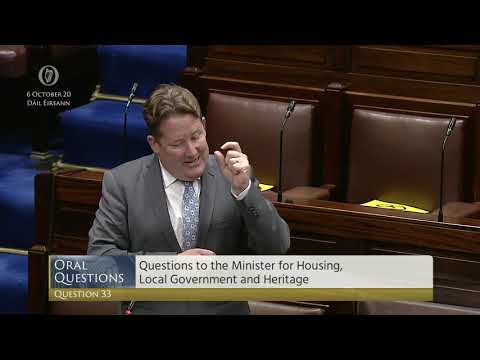 Brendan Smith presses for stronger voids programme to rehouse 2,500