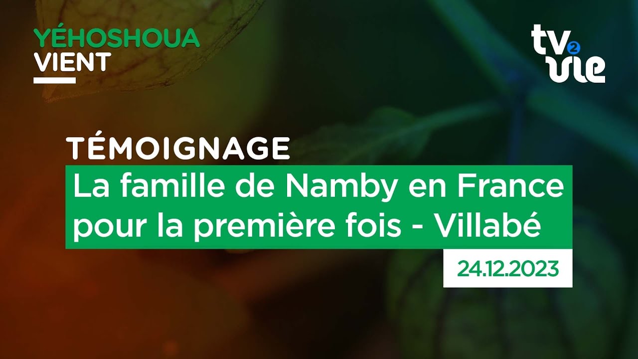 Thumbnail of video: La famille de Namby en France pour la première fois - Villabé