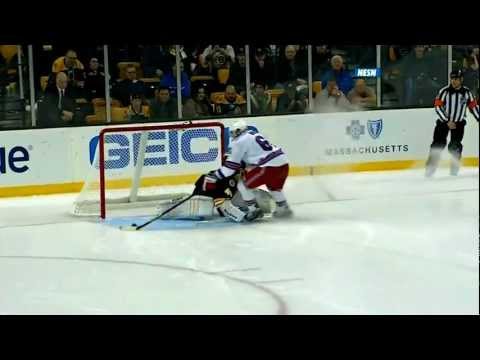 Rick Nash shootout goal on Tuukka Rask | 02/12/2013 [HD]
