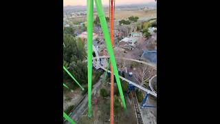 Tatsu pretzel loop is insane! Six flags Magic Mountain #sixflagsmagicmountain #sixflags #tatsu #pov