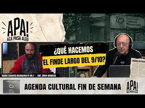 Agenda cultural en Madryn: eventos del 9 al 11 de octubre y entrevista a Natalia Brunetti