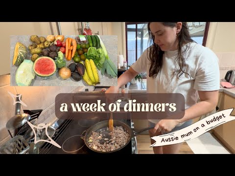 a week of dinners with my produce box | Aussie mum on a budget 🏡