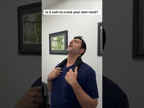 Is it safe to crack your own neck? Try this method instead!