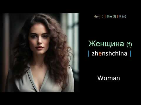 Learn Russian words - Lesson 1.