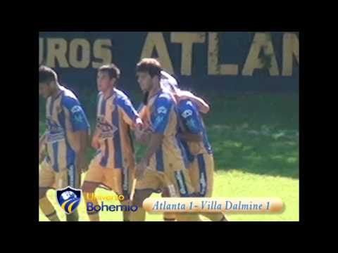ATLANTA 1 VILLA DALMINE 1  LOS GOLES
