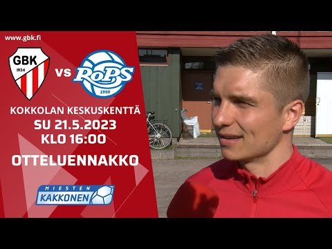GBK - RoPS su 21.5.2023 | Otteluennakko