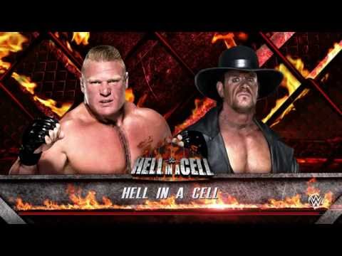 WWE 2K16 (PS4) - Brock Lesnar vs The Undertaker Hell In A Cell Match Gameplay